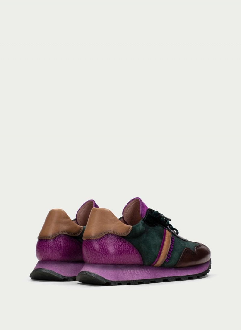 Hispanitas Loira Sneakers Donna Verdi Marroni Viola | APH8285VE