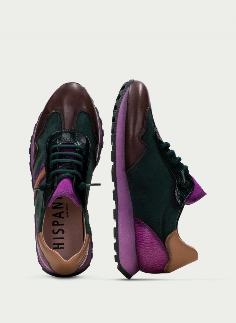 Hispanitas Loira Sneakers Donna Verdi Marroni Viola | APH8285VE