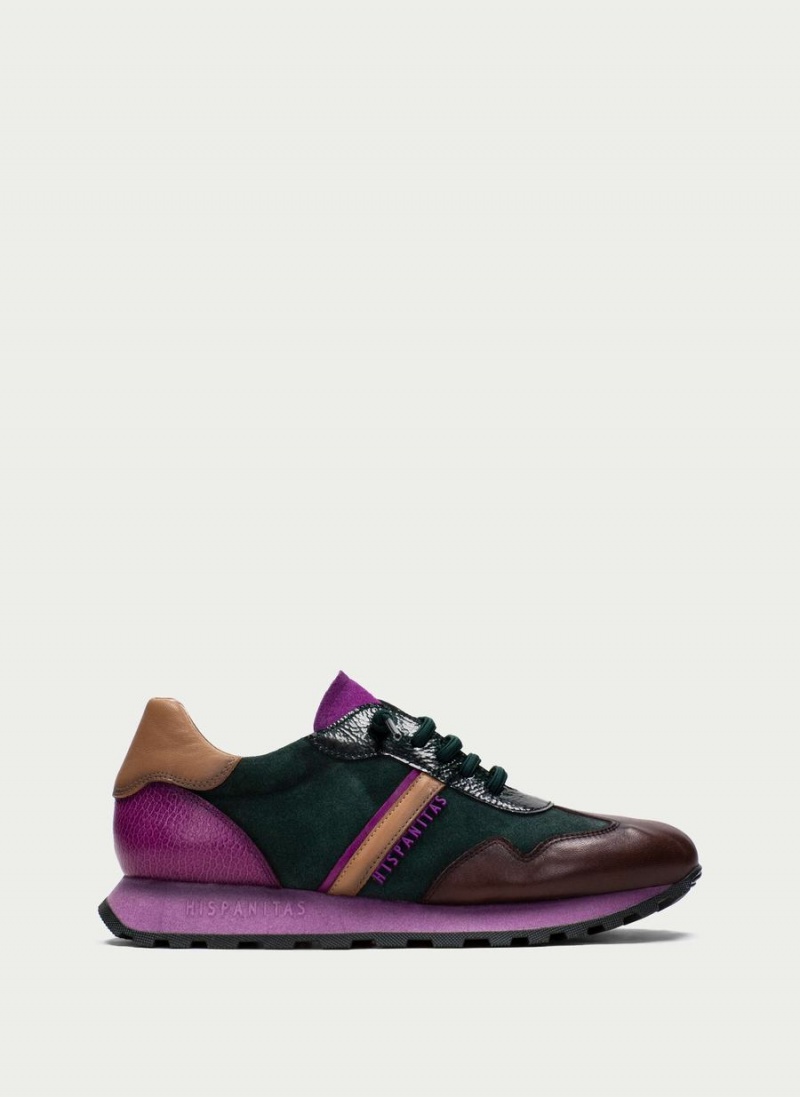 Hispanitas Loira Sneakers Donna Verdi Marroni Viola | APH8285VE